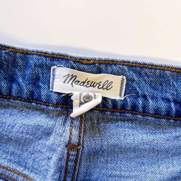 Madewell (25) The Perfect Vintage Crop Jean High Rise 25” Blue Distressed - Picture 7 of 13